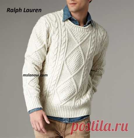 Свитер от Ralph Lauren | Вяжем с Лана Ви