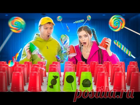 УГАДАЙ пару вкусняшек ПОДРЯД, чтобы ВЫЖИТЬ! Правильный стаканчик СОХРАНИТ ЖИЗНЬ 🐞 Эльфинка