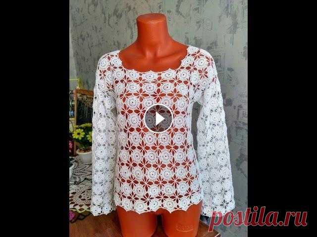 Как связать летнюю кофту мотивами?Часть 1 Меня можно найти здесь...