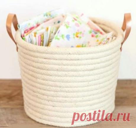 Корзина для рукоделия (diy) Модная одежда и дизайн интерьера своими руками