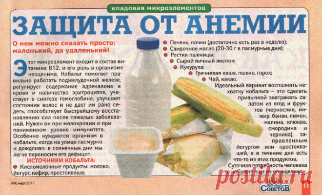 Защита от анемии