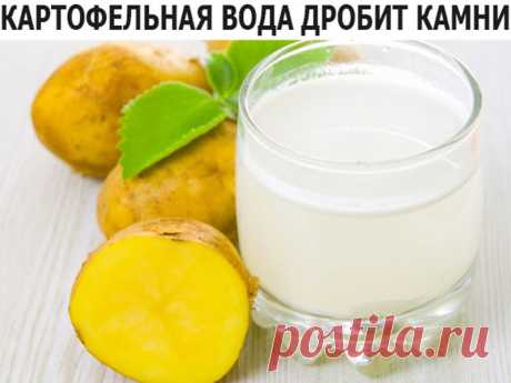 КАРТОФЕЛЬНАЯ ВОДА ДРОБИТ КАМНИ КАРТОФЕЛЬНАЯ ВОДА ДРОБИТ КАМНИ
Эффективно дробит и выводит камни при заболеваниях мочеполовой системы картофельная вода.
Для ее получения нужно отварить 1 кг картофеля в 6 литрах воды. Варить картофель нужно в мундире, удалив только глазки.
Сначала доводим до кипения на сильном огне, затем варим на слабом огне в течении 4 часов. Картофель должен сильно развариться.
Слегка посолить, жидкость не сливать, сделать пюре. 
Оставить на несколько час...