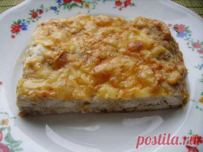 Запеканка из куриного фарша