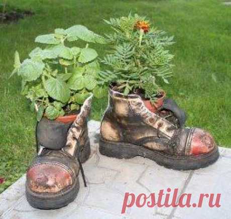 Не спешите выбрасывать обувь, она еще пригодиться..)