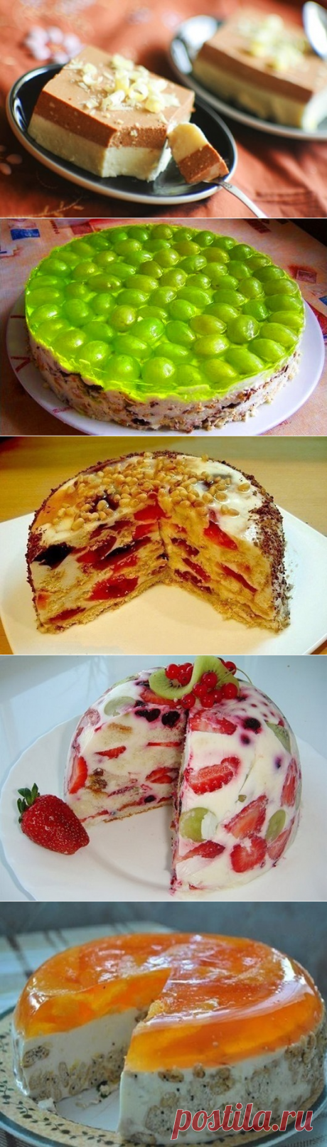 5 вкуснейших тортов без выпечки, которые радуют не только глаз, но и желудок