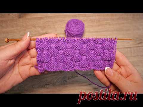 Рельефный узор спицами с эффектом клоке
вязание, knitting pattern