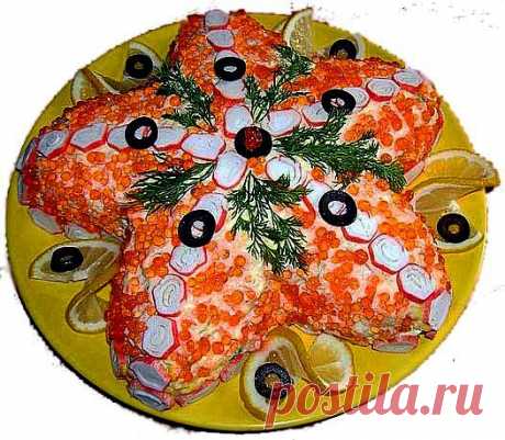 Салат Морской с треской и овощами, Как приготовить Салат Морской - Kulinarnyj-Recept.РУ