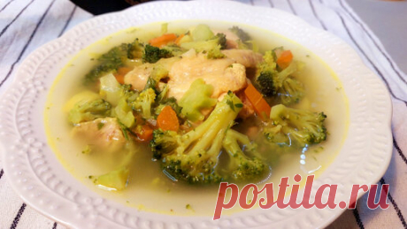 Этот суп из брокколи и курицы как лекарство для желудка. Очень вкусный и полезный! | Вкусные рецепты | Дзен