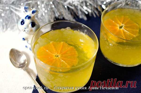 Желе из мандаринов