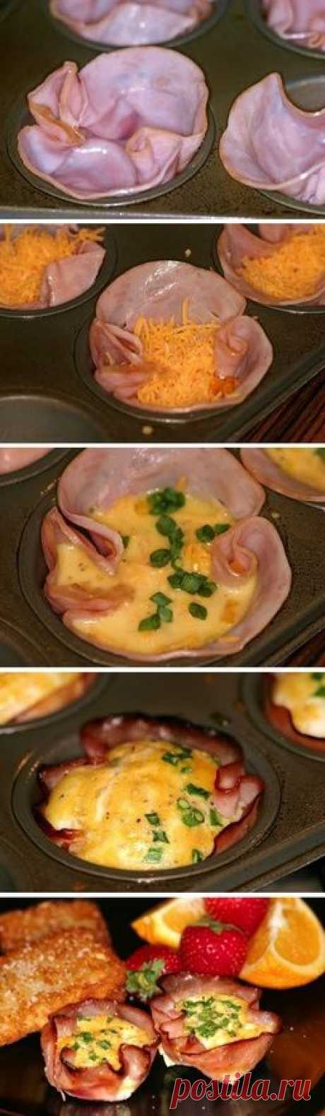 Тарталетки с яйцом и сыром (2Diy)