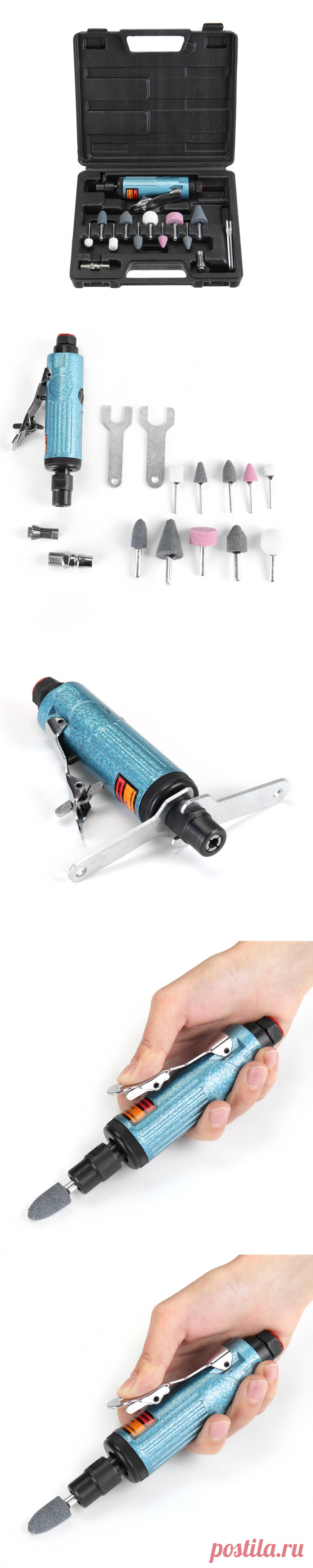 1/4 air angle die grinder Пневматическая Шлифовальная Машина Мини poratble Набор Синий Продается на Banggood.com|Покупка Русский