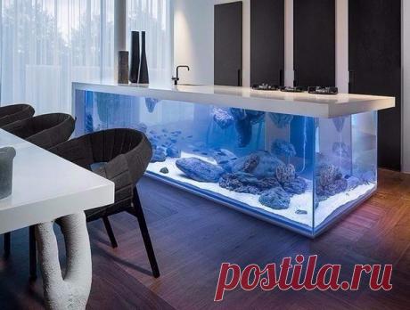 Аквариум - столешница для кухни