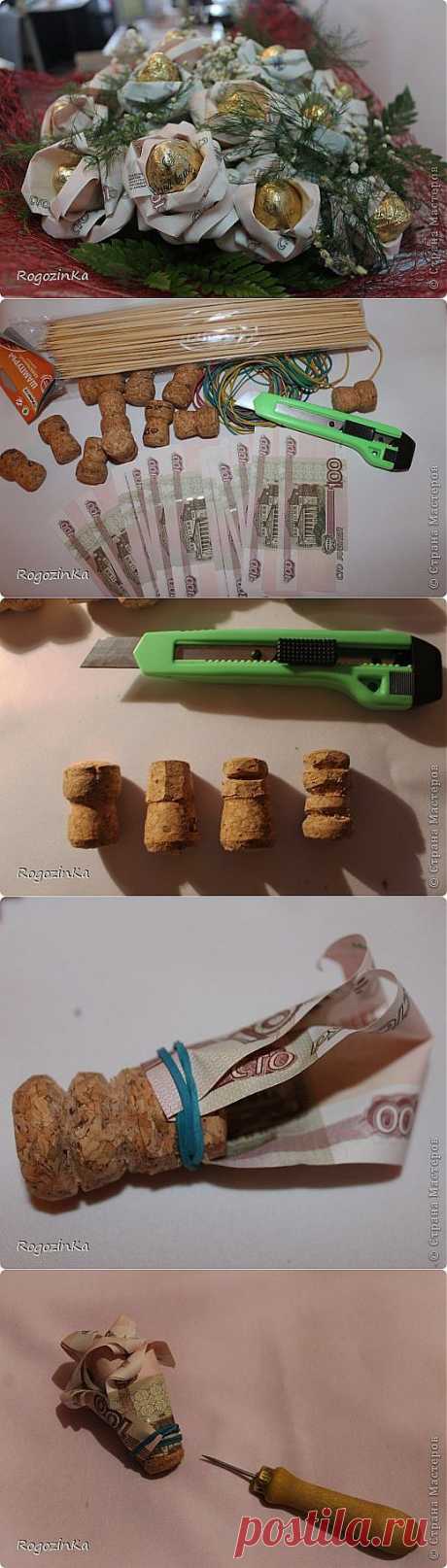 Денежный букет от мастерицы RogozinKa.