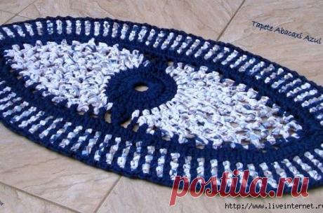 Овальные деревенские коврики по-бразильски