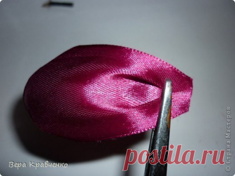 Лепесток канзаши — Сделай сам, идеи для творчества - DIY Ideas