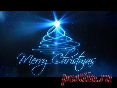 📧С Рождеством! 🎄Красивая Рождественская открытка. 🎅Merry Christmas. Футаж для видео монтажа 19.