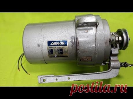Rebobinando Motor de Máquina de Costura Industrial