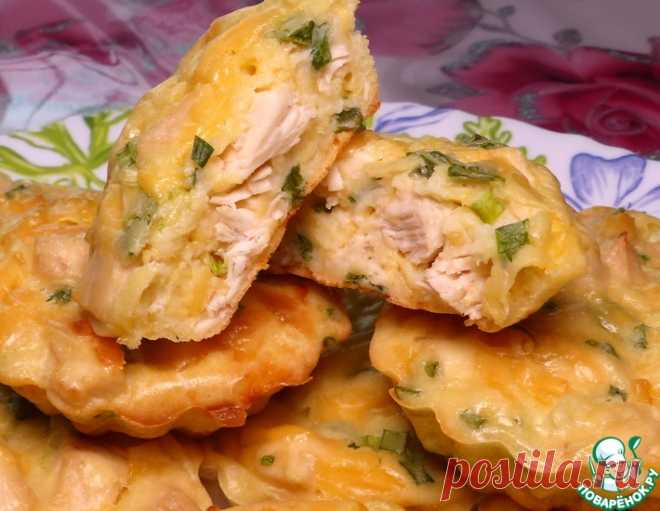 Маффины с куриной грудкой и сыром – кулинарный рецепт