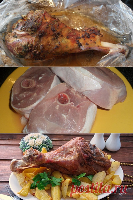 Голень индейки в духовке - как вкусно приготовить запеченное блюдо в фольге или рукаве с фото