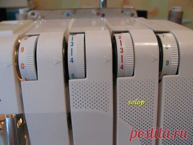 записная книжка: Как сделать плоский шов на оверлоке Janome My Lock 644D