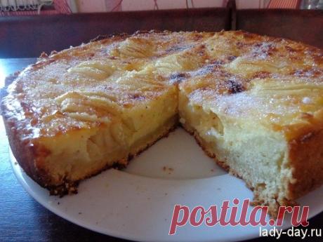 Пирог с яблоками со сметанной заливкой, очень вкусный | Простые рецепты с фото