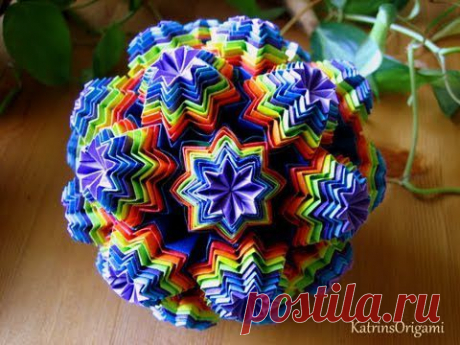 ▶ Origami ♥ Venus ♥ Kusudama - YouTube
