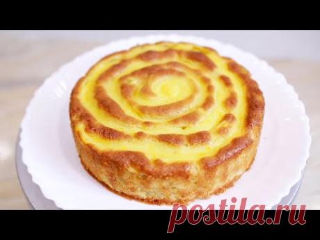 Лучше торта! Яблочный пирог с кремом.