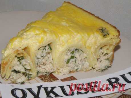 Блинный пирог с мясом, рецепты блюда с фото / Простые рецепты