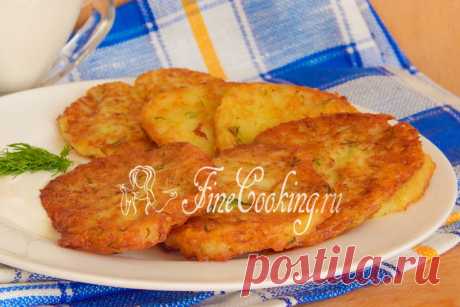 Картофельные оладьи с кабачком Сегодняшний рецепт вкусного овощного блюда оценят любители драников и кабачков.