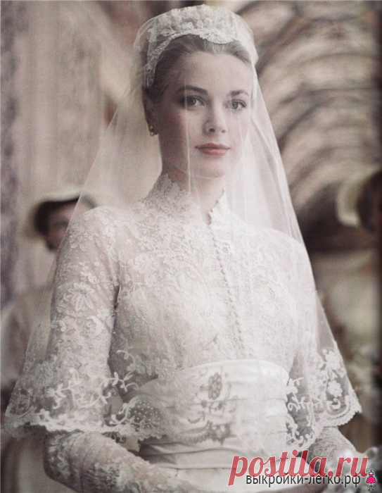 Секреты свадебного платья Грейс Келли | Выкройки онлайн и уроки моделирования