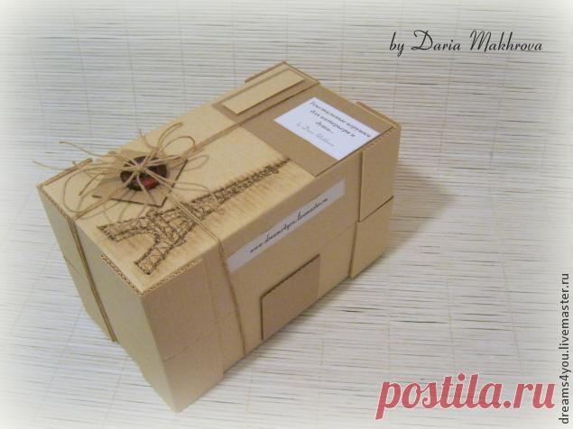 Мастерим коробку с двойным дном для игрушки с "приданным" - Ярмарка Мастеров - ручная работа, handmade