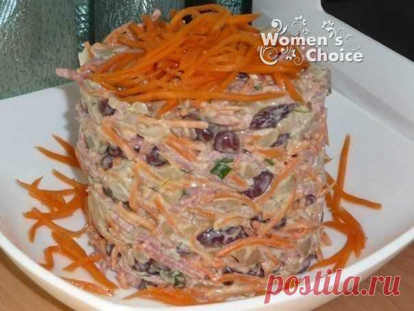 Очень вкусный и быстрый салатик "Фасолинка", ничего не нужно отваривать!