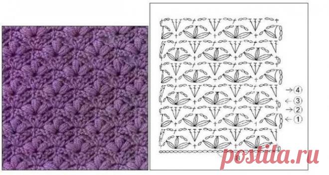 ​Интересные узоры крючком