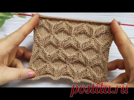 Fancy Knitting Pattern | Fantasiemuster stricken | Punto Fantasia ai ferri | Point Fantaisie Tricot