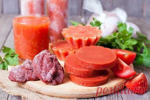 Быстрое томатное пюре - заморозка » Женский Мир