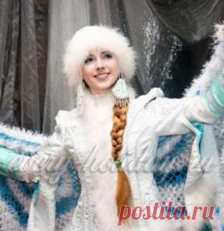 Костюм снегурочки своими руками: выкройка (взрослый)