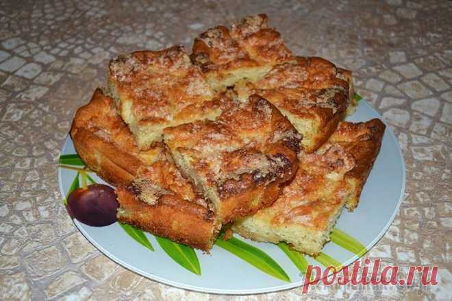 Сахарный пирог к чаю