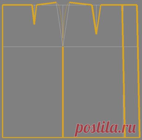 Построение выкройки юбки