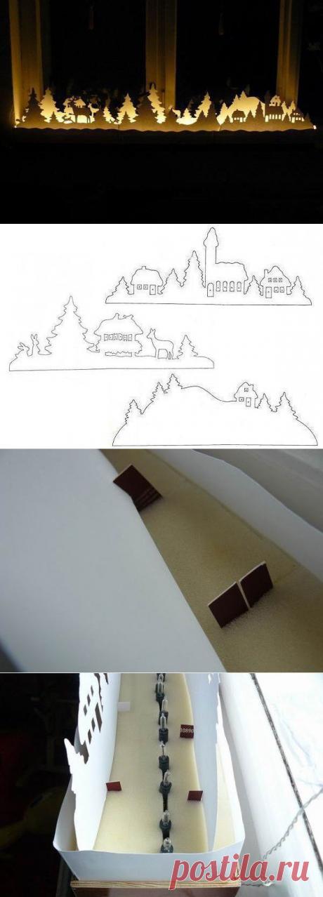 Креативный подоконник к Новому Году