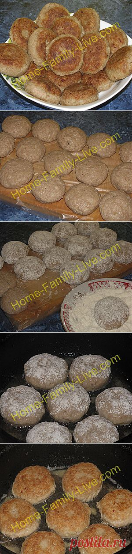 Кулинарные рецепты Котлеты из рыбных консервов - пошаговый фоторецепт - быстрый ужин