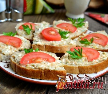 Бутерброды с пастой из икры трески фото рецепт приготовления