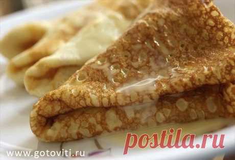 ПРАВИЛЬНЫЕ а потому Очень ВКУСНЫЕ Заварные блины на МОЛОКЕ. - Готовить Вкусно (ツ)