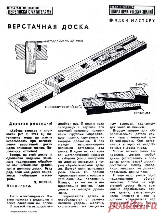 Верстачная доска