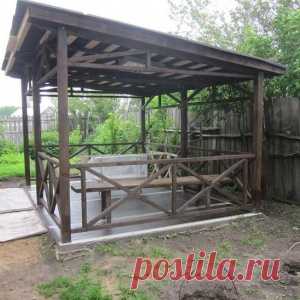 Садовая беседка своими руками - МирТесен