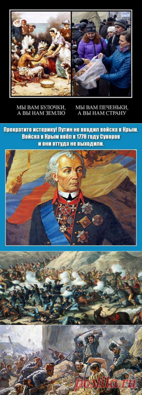 Далеко не полный список "преступлений", совершенных русскими против всего мира