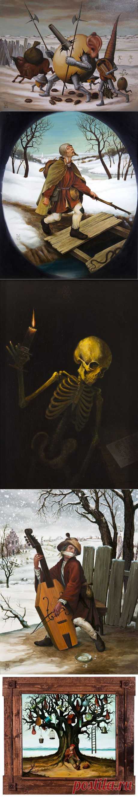 Mike Davis красочный сюрреализм