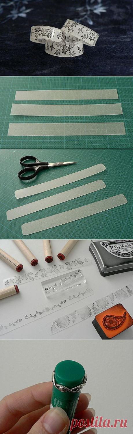 Кольца из термоусадочной плёнки / Украшения и бижутерия /