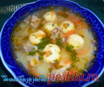 Суп с сырными шариками