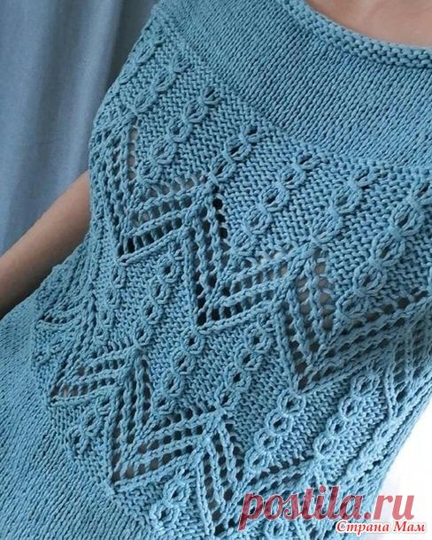 Красивый узор спицами - Вязание - Страна Мам