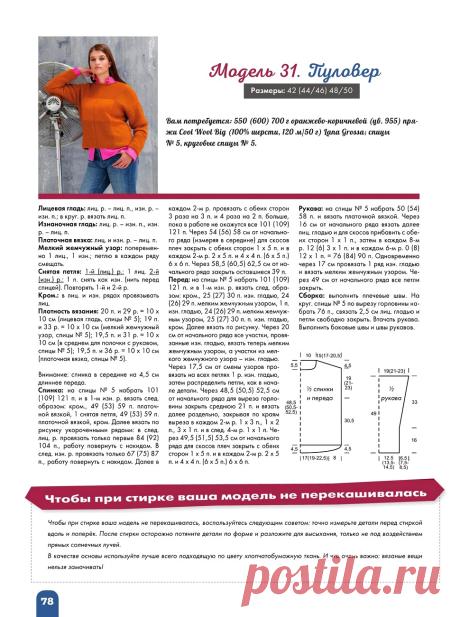 Журнал Вязание — ваше хобби. Спецвыпуск Extra «Большие размеры» №1 2019 — HandMade